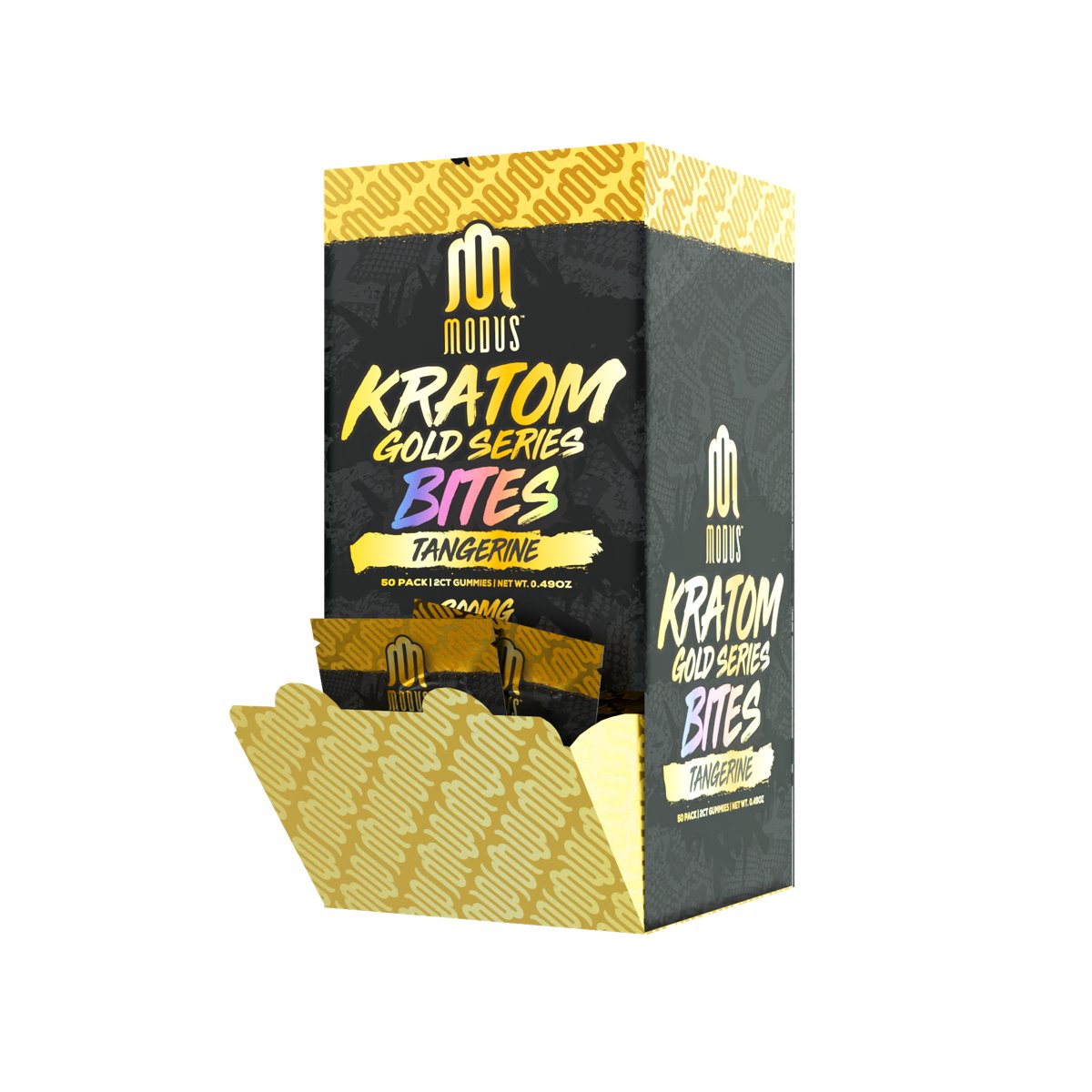 Gold Series Kratom Gummy Bites selection