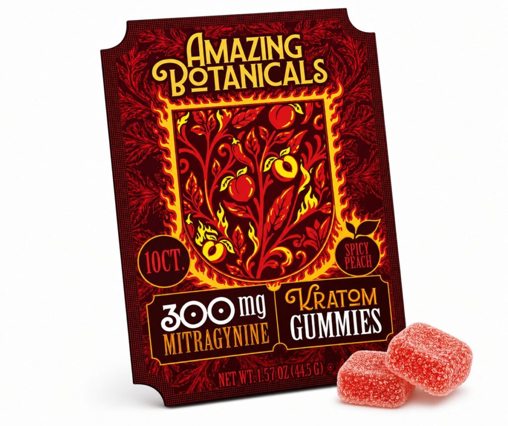Extra Strength Kratom Gummies selection