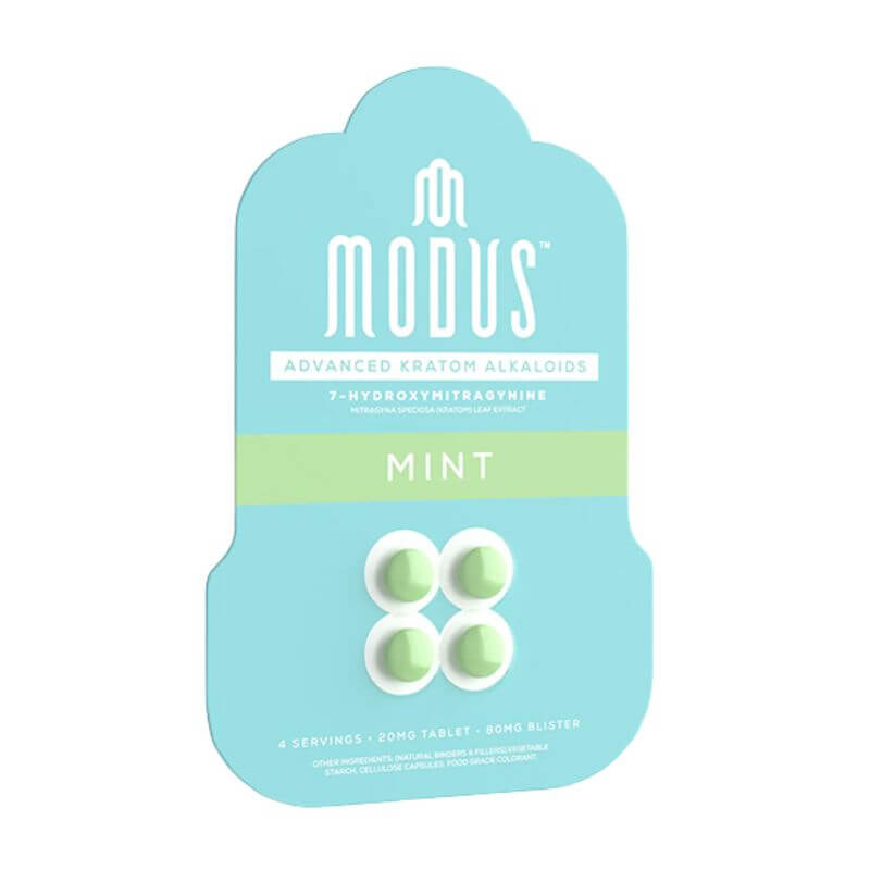 Modus 7-Hydroxymitragynine Tablets 4ct — 20mg per Tablet — Modus 7-Hydroxymitragynine Tablets 4ct 20mg per Tablet