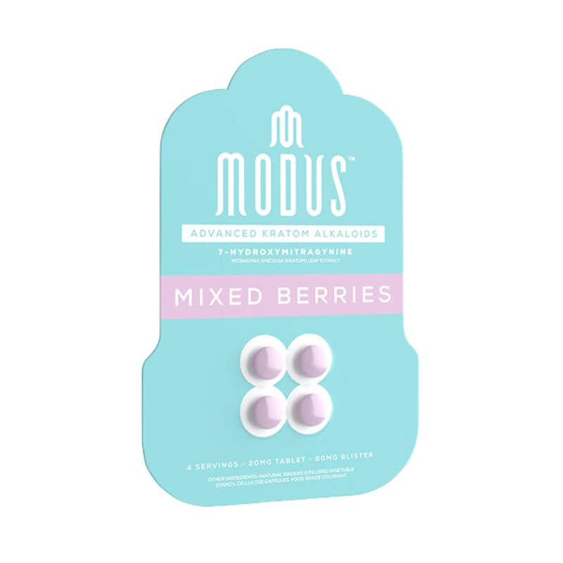 Modus 7-Hydroxymitragynine Tablets 4ct — 20mg per Tablet — Modus 7-Hydroxymitragynine Tablets 4ct 20mg per Tablet