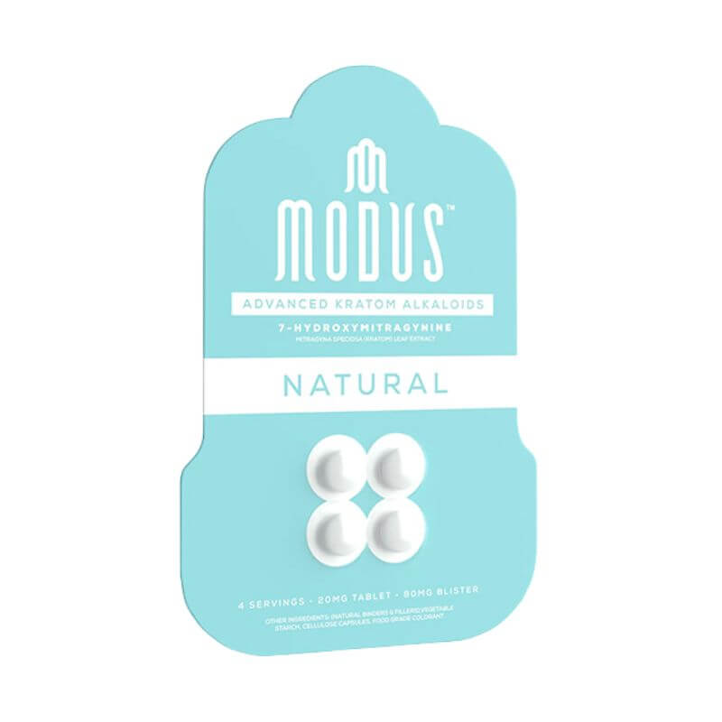 Modus 7-Hydroxy Tablets 20mg 4ct — Modus product package