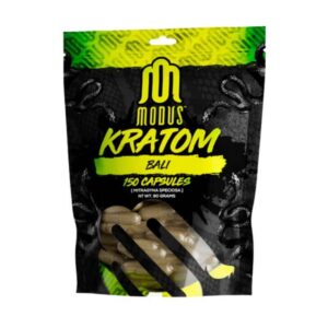 Raw Kratom Capsules — Modus product package