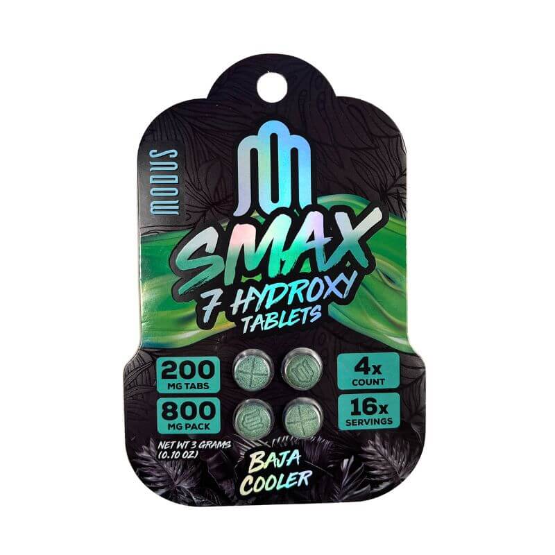 SMAX 7-Hydroxy Tablets — Modus product package