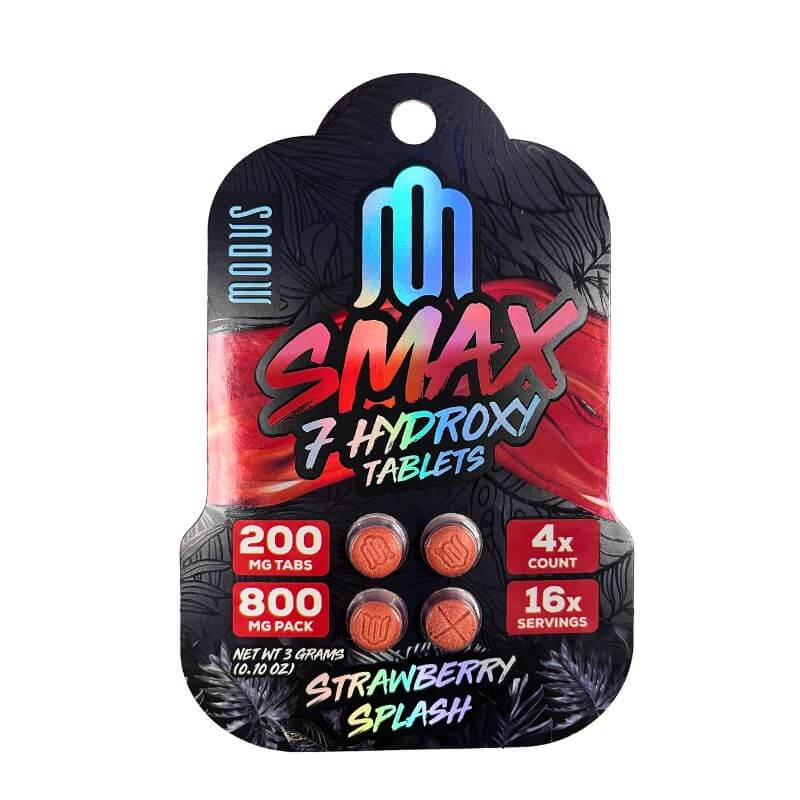 Modus SMAX 7-Hydroxymitragynine Tablets 4ct — 200mg per Tablet — Modus Smax 7-Hydroxymitragynine Tablets 4ct 200mg Per Tablet